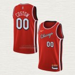 Maglia Chicago Bulls Personalizzate Citta 2021-22 Rosso