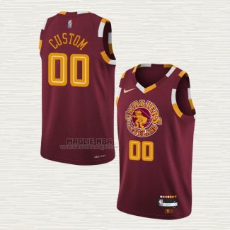 Maglia Cleveland Cavaliers Personalizzate Citta 2021-22 Rosso