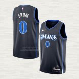 Maglia Dante Exum NO 0 Dallas Mavericks Citta 2023-24 Blu