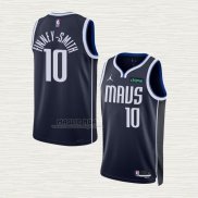 Maglia Dorian Finney-Smith NO 10 Dallas Mavericks Statement 2022-23 Blu