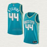 Maglia Frank Ntilikina NO 44 Charlotte Hornets Citta 2023-24 Verde