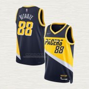 Maglia Goga Bitadze NO 88 Indiana Pacers Citta 2021-22 Blu