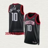 Maglia Jabari Smith Jr NO 10 Houston Rockets Statement 2023-24 Nero