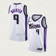 Maglia Kevin Huerter NO 9 Sacramento Kings Association 2023-24 Bianco