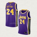 Maglia Kobe Bryant NO 24 Los Angeles Lakers Statement 2021-22 Viola