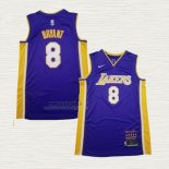 Maglia Kobe Bryant NO 8 Los Angeles Lakers Retirement 2018 Viola