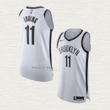 Maglia Kyrie Irving NO 11 Brooklyn Nets Association Autentico Bianco