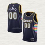 Maglia Markus Howard NO 00 Denver Nuggets Citta 2021-22 Blu