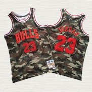 Maglia Michael Jordan NO 23 Chicago Bulls Hardwood Verde