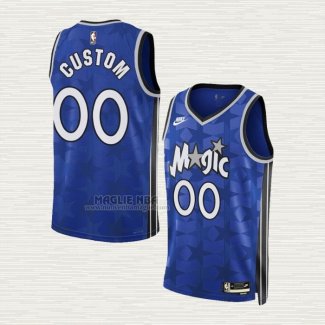 Maglia Orlando Magic Personalizzate Classic 2023-24 Blu