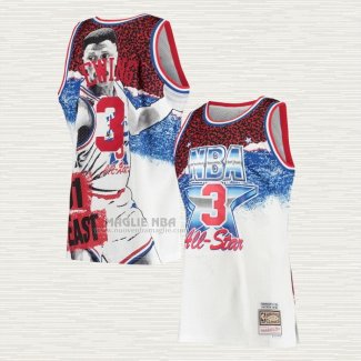 Maglia Patrick Ewing NO 3 All Star 1991 Bianco