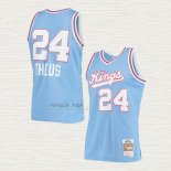 Maglia Reggie Theus NO 24 Sacramento Kings Hardwood Classics 1985-86 Blu