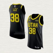 Maglia Saben Lee NO 38 Utah Jazz Statement Autentico 2022-23 Nero