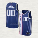 Maglia Sacramento Kings Personalizzate Citta 2023-24 Blu