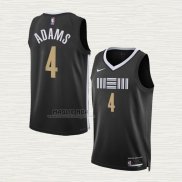 Maglia Steven Adams NO 4 Memphis Grizzlies Citta 2023-24 Nero