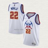 Maglia Zeke Nnaji NO 22 Denver Nuggets Earned 2020-21 Bianco