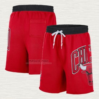 Pantaloncini Chicago Bulls Just Don Big Logo Rosso