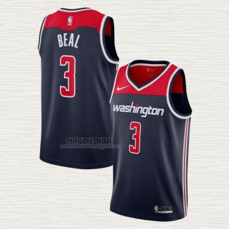 Maglia Bradley Beal NO 3 Washington Wizards Statement Blu