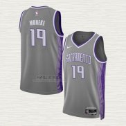 Maglia Chima Moneke NO 19 Sacramento Kings Citta 2022-23 Grigio