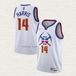 Maglia Gary Harris NO 14 Denver Nuggets Earned 2020-21 Bianco