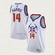 Maglia Gary Harris NO 14 Denver Nuggets Earned 2020-21 Bianco