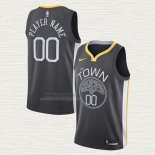 Maglia Golden State Warriors Personalizzate Statement Grigio