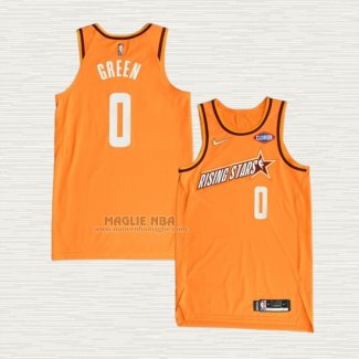 Maglia Jalen Green NO 0 2022 Rising Star Worthy Arancione