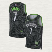 Maglia Kevin Durant NO 7 Brooklyn Nets MVP Nero