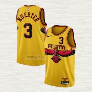 Maglia Kevin Huerter NO 3 Atlanta Hawks Citta 2021-22 Giallo