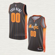 Maglia Orlando Magic Personalizzate Citta 2021-22 Marrone