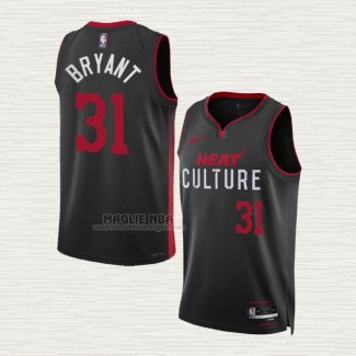 Maglia Thomas Bryant NO 31 Miami Heat Citta 2023-24 Nero