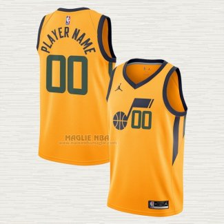 Maglia Utah Jazz Personalizzate Statement Giallo