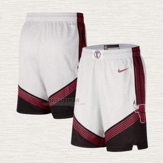 Pantaloncini Chicago Bulls Citta 2022-23 Bianco