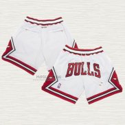 Pantaloncini Chicago Bulls Just Don Bianco