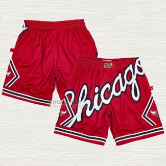 Pantaloncini Chicago Bulls Mitchell & Ness Rosso