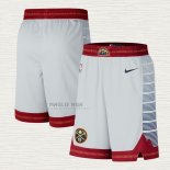 Pantaloncini Denver Nuggets Citta 2022-23 Bianco