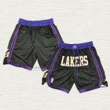 Pantaloncini Los Angeles Lakers Citta Just Don 2023-24 Nero