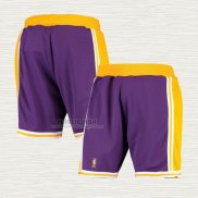 Pantaloncini Los Angeles Lakers Mitchell & Ness Viola