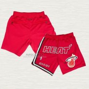 Pantaloncini Miami Heat Just Don Rosso