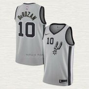 Maglia DeMar DeRozan NO 10 San Antonio Spurs Statement 2019-20 Grigio