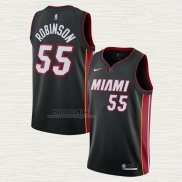 Maglia Duncan Robinson NO 55 Miami Heat Icon 2020-21 Nero