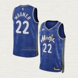 Maglia Franz Wagner NO 22 Orlando Magic Classic 2023-24 Blu