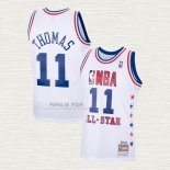 Maglia Isiah Thomas NO 11 All Star 1985 Bianco