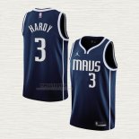 Maglia Jaden Hardy NO 3 Dallas Mavericks Statement 2022-23 Blu