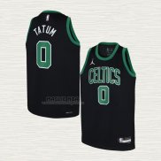 Maglia Jayson Tatum NO 0 Bambino Boston Celtics Statement Nero