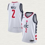 Maglia John Wall NO 2 Washington Wizards Citta 2019-20 Bianco