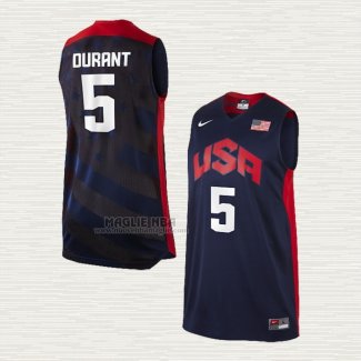 Maglia Kevin Durant NO 5 USA 2012 Nero