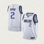 Maglia Kyrie Irving NO 2 Bambino Dallas Mavericks Association Bianco