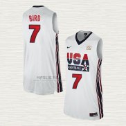 Maglia Larry Bird NO 7 USA 1992 Bianco