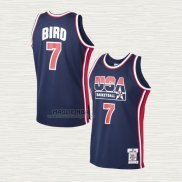 Maglia Larry Bird NO 7 USA 1992 Blu